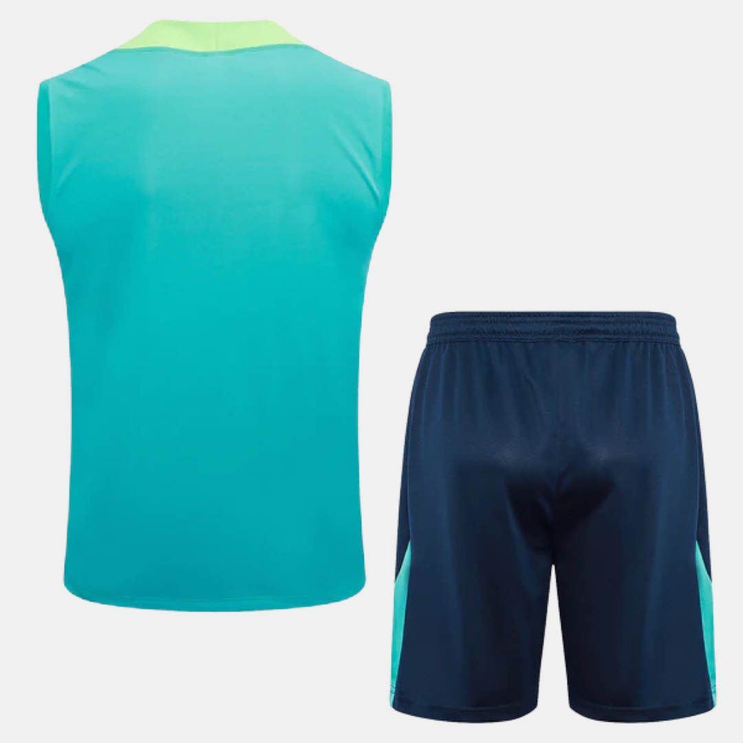 Conjunto Seleção Brasileira Regata 2024/25 - Ciano