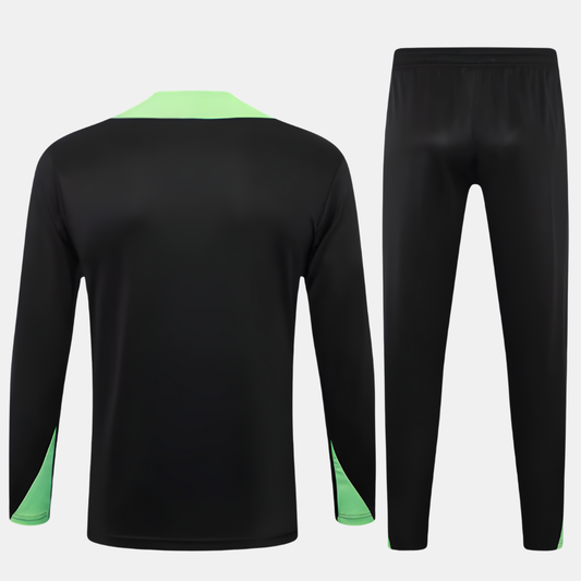 Conjunto Seleção Brasileira 2024/25 Treino - Preto e Verde