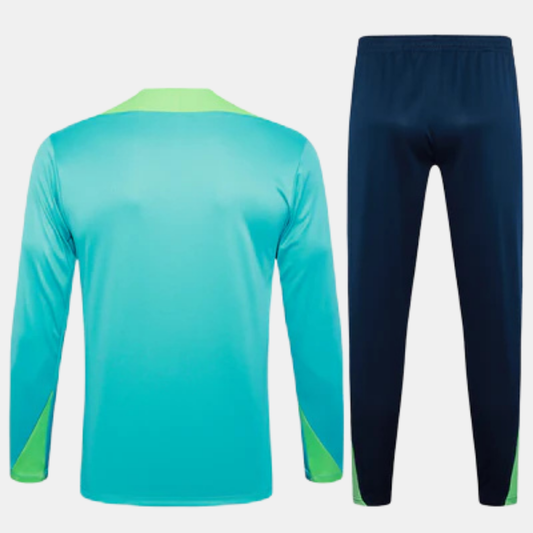 Conjunto Seleção Brasileira 2024/25 Treino - Azul Ciano